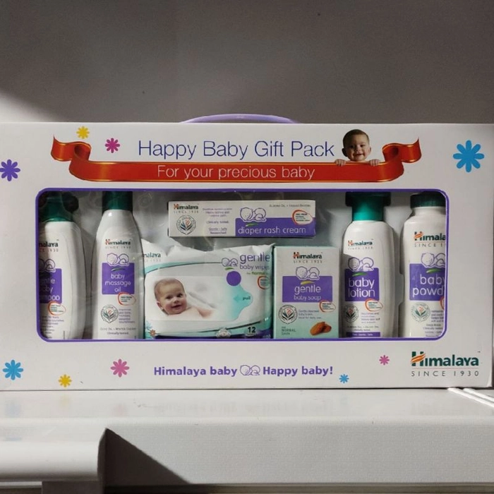 Himalaya Happy Baby Gift Pack Basket - 7 Pcs (7 In 1)