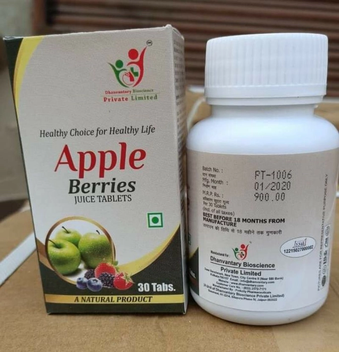 Apple Berries Juice Tablets