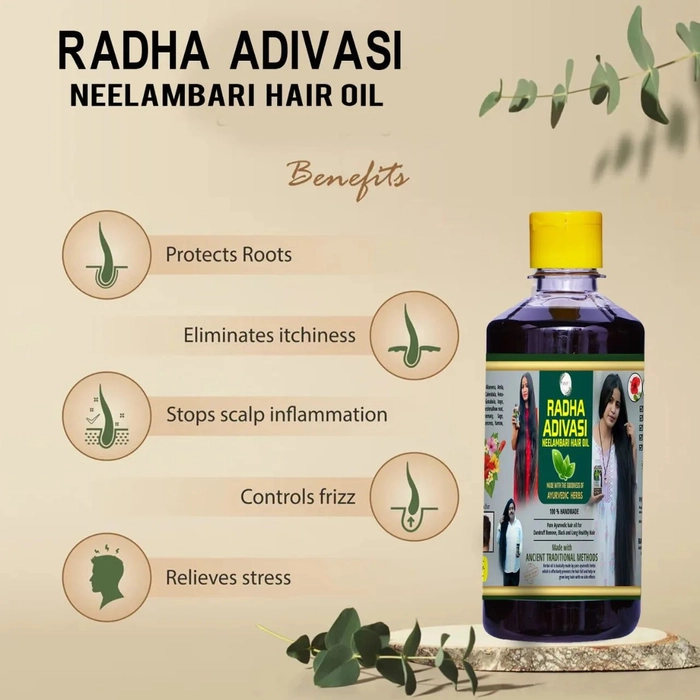 #1 Adivasi Neelambari Herbal Hair Oii