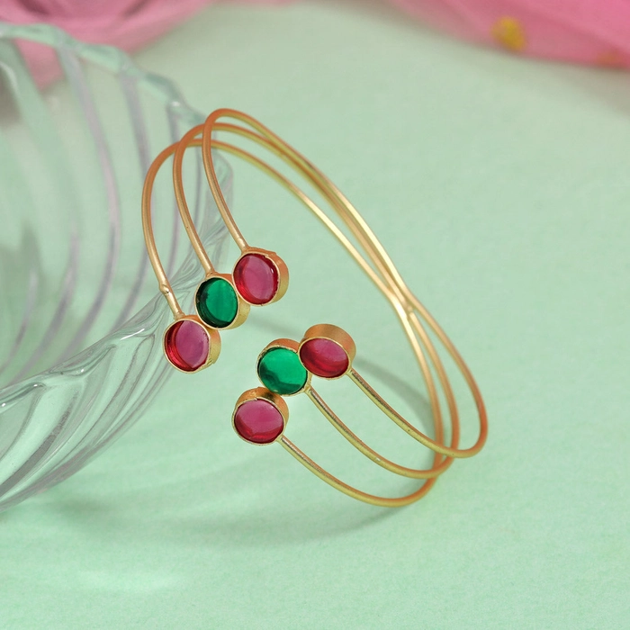 Rani & Green Color Amrapali Bracelets (AMB101RNIGRN)