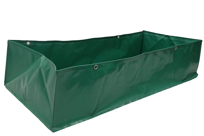 EverGreen India Agro India Pvt.Ltd. 48X24X12 Inches HDPE Rectangular Grow Bags for Terrace Gardening |1 Piece | Dark Green Color | Outdoor Use| 340 GSM