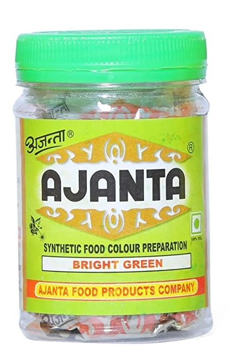 Ajanta Bright Green (Food Colour)-500Grm