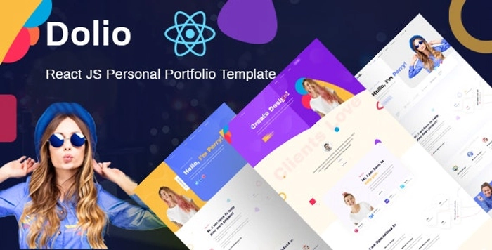 Dolio – React JS Personal Portfolio Template