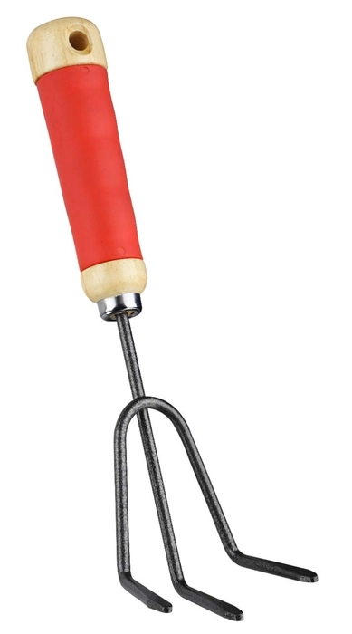 Evergreeness India Cultivator Garden Tool Rust Proof Strong Sturdy Bold Look Wooden Handle with Super Convenient Embossed Grip Tool for The Ages to Come