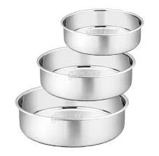 Silver Round Cake Mould-7In