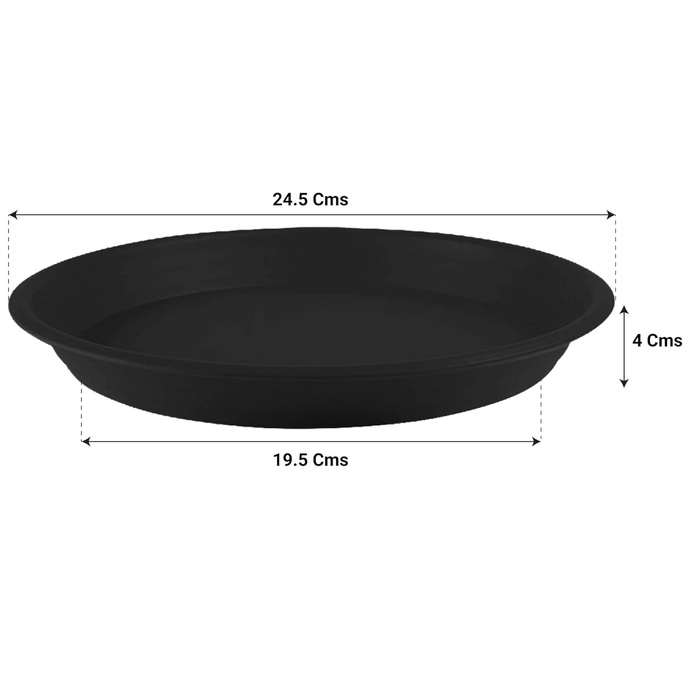 Buy Evergreeness India Treated Round Bottom Tray(Plate/Saucer) Suitable ...