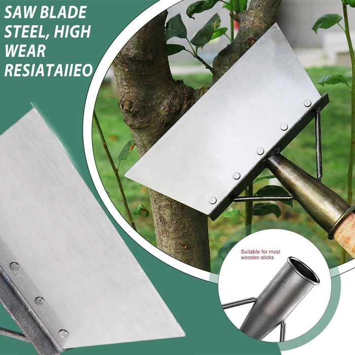 Evergreeness India Duty Hand Weeder for Weed Removal, Clean Up Animal Waste, Large Metal Shovel Scraper, Mud Remove Tool with Anti-splash Panel, Gardening Tools for Home Garden(Without Handle)