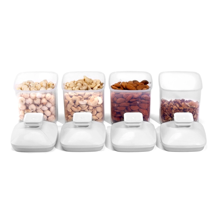 Castlefit Kitchen Containers 500 ml (Set of 4) White