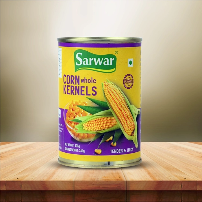 Sarwar Sweet Corn(Whole)-425Gm Kernel In Brin