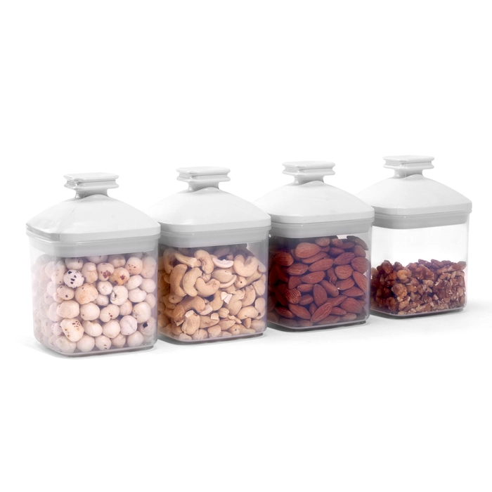 Castlefit Kitchen Containers 500 ml (Set of 4) White