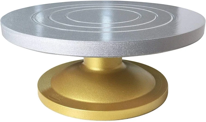 Silver Turntable Fiber Divya