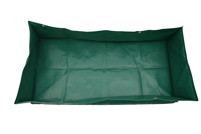EverGreen India Agro India Pvt.Ltd. 48X24X12 Inches HDPE Rectangular Grow Bags for Terrace Gardening |1 Piece | Dark Green Color | Outdoor Use| 340 GSM