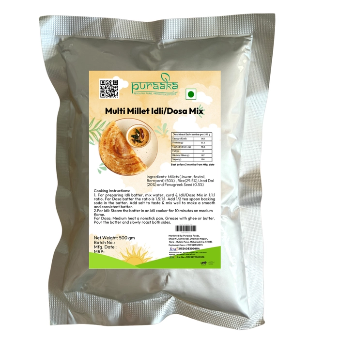 Multi-Millet Idli/Dosa Mix - 500gm