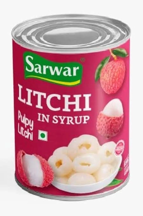 Sarwar Litchi Whole In Syrup Imported-850Gm