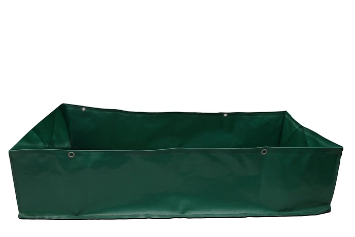 EverGreen India Agro India Pvt.Ltd. 48X24X12 Inches HDPE Rectangular Grow Bags for Terrace Gardening |1 Piece | Dark Green Color | Outdoor Use| 340 GSM