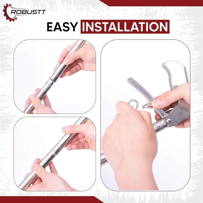 Evergreeness India Arm Stainless Steel Heavy Duty Picker Tool (Pack of 1) with Fixed Length Body