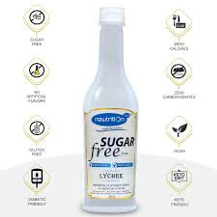 Newtrition Sugar Free Syrup - Lychee