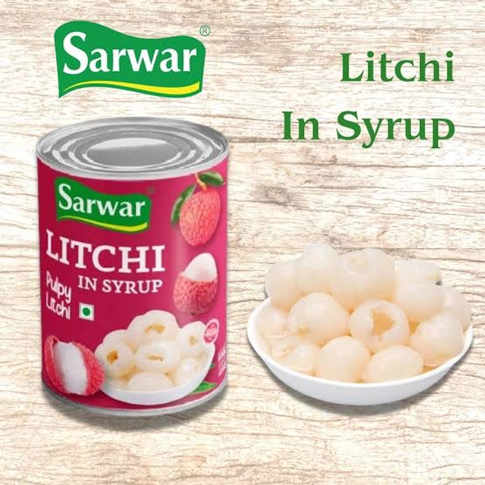 Sarwar Litchi Whole In Syrup Imported-850Gm