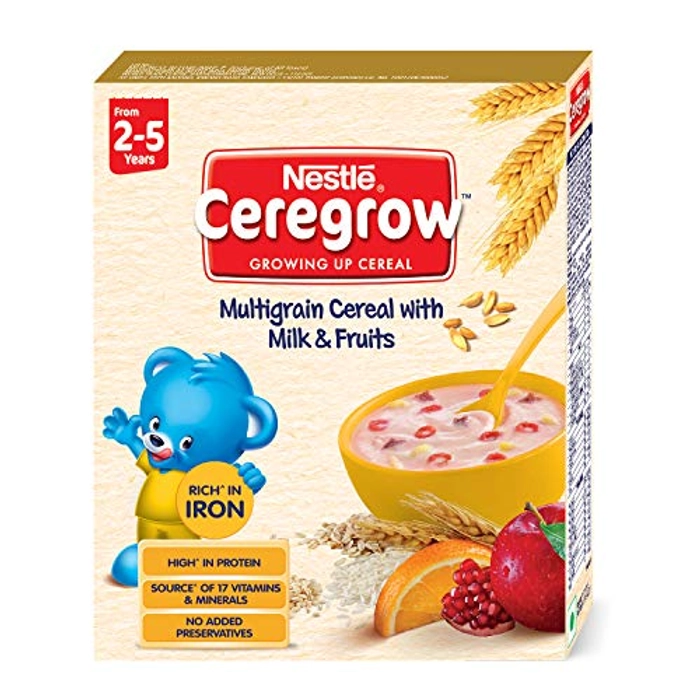 Ceregrow Multigrain Milk & Fruit 2-5y