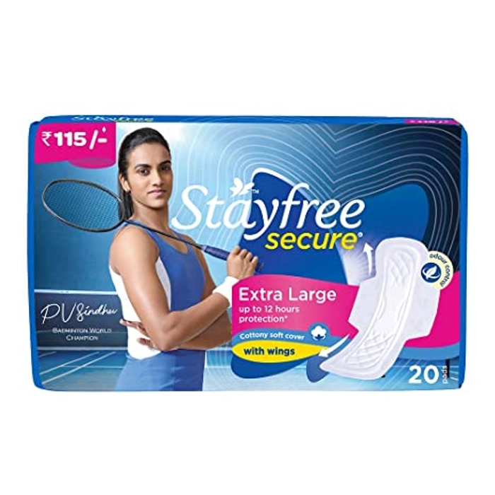 Stayfree Secure Extra Large 20pc