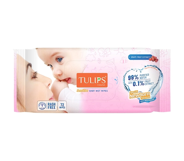 Tulips Baby Wipes Buy2 Get 1 Free