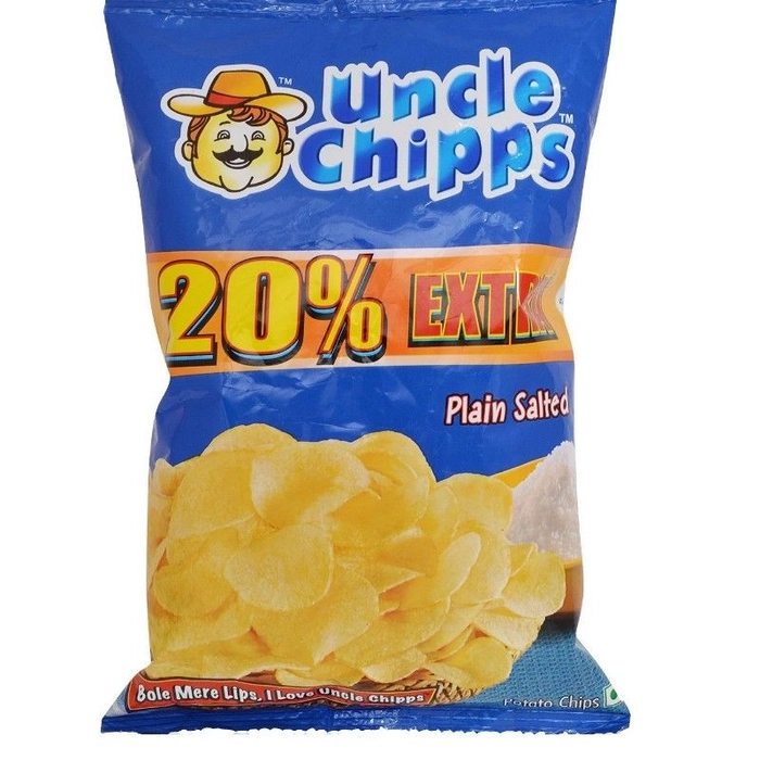 Uncle Chipps Plain Salted Rs20