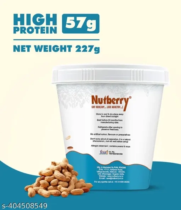 NUTBERRY CHOCOLATE CRUNCHY 227GM + CLASSIC CREAMY 227GM COMBO