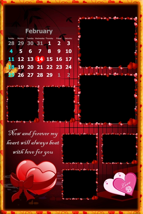 Customized Calendar A4 Photo Frame