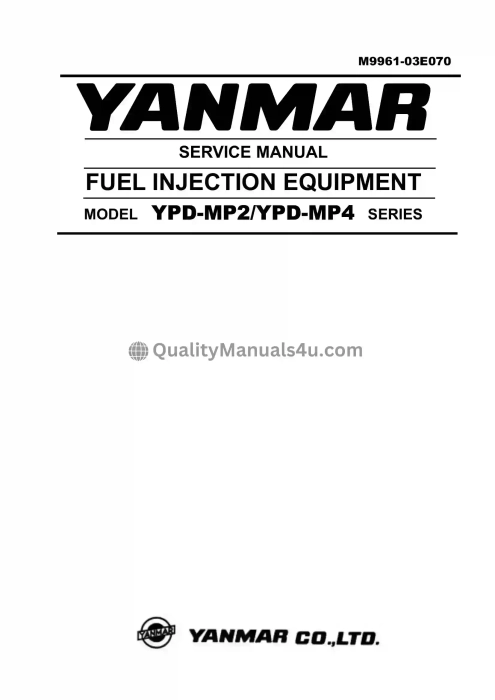 HYUNDAI Engine YANMAR FUEL INJECTION Service Manual Download