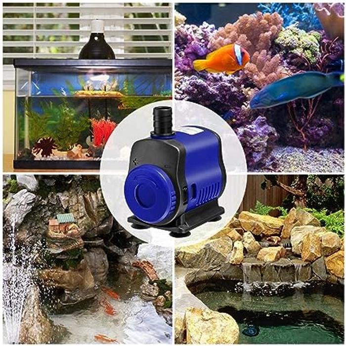 Sunsun JQP-3000 Aquarium Submersible Pump Power Head with Bottom Mount Suction (JQP-3000 | 45W | 3000L/Hr | Lift 2.8 Meter Height)