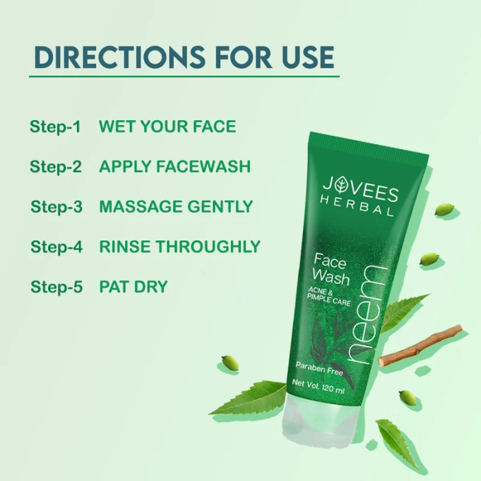 Jovees Neem Face Wash With Tea Tree Extracts