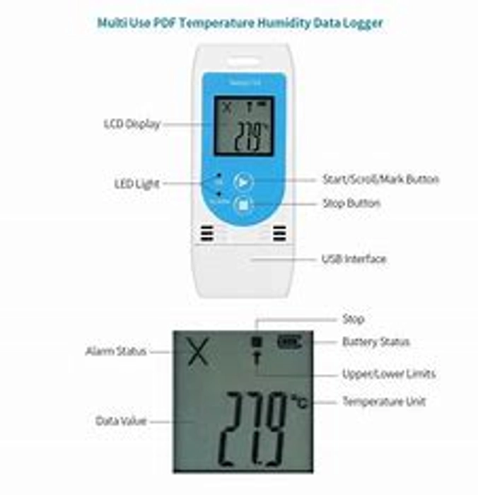 Temperature Humidity Data Logger TempU03