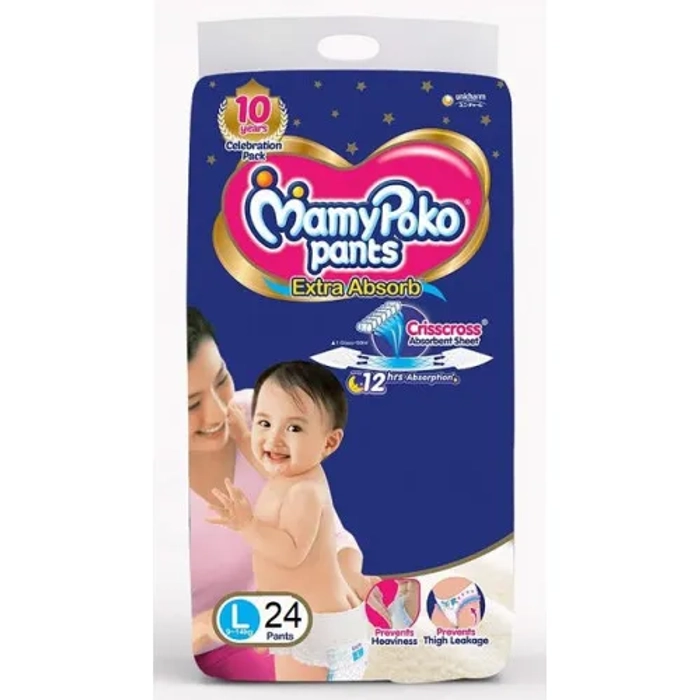 Mamy Poko Pant- Extra Absorbent - L24