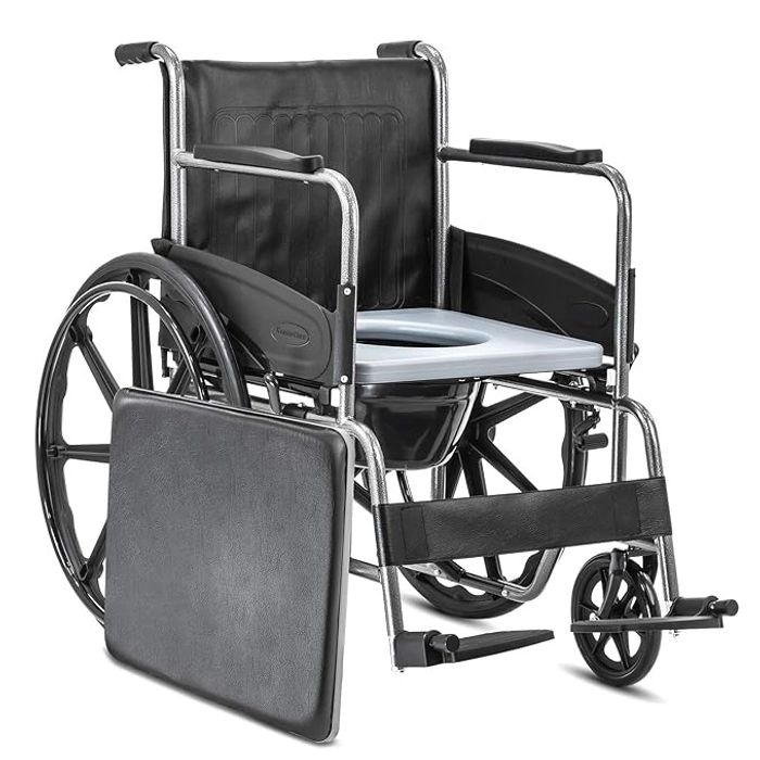 Wheelchair With Commode