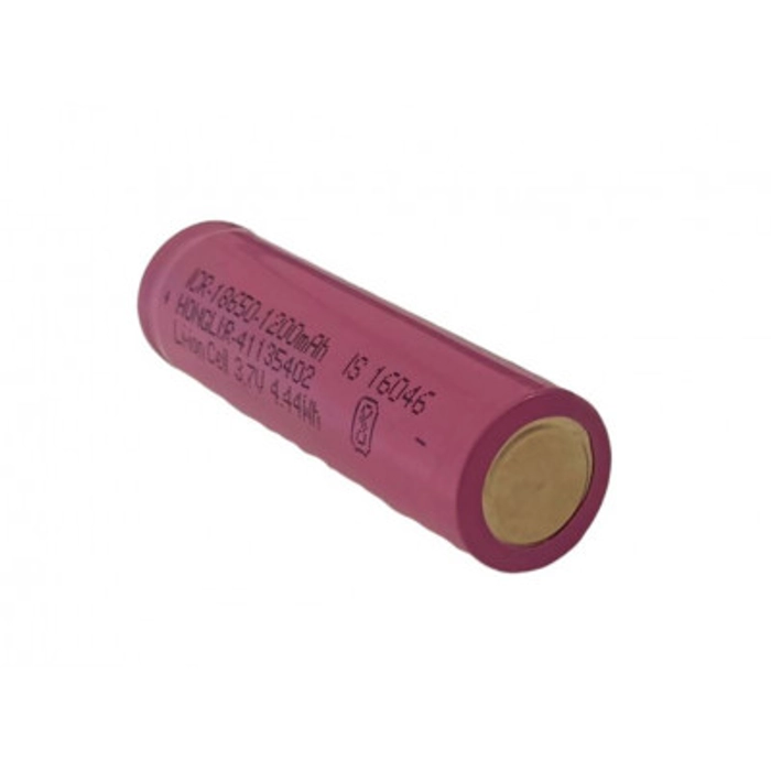 3.7V 1200mAh 4.44Wh ICR-18650 Li-ion Cell Rechargeable Battery