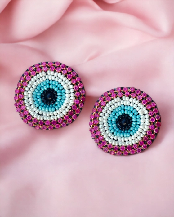 Evil Eye Earrings — Inna Patina