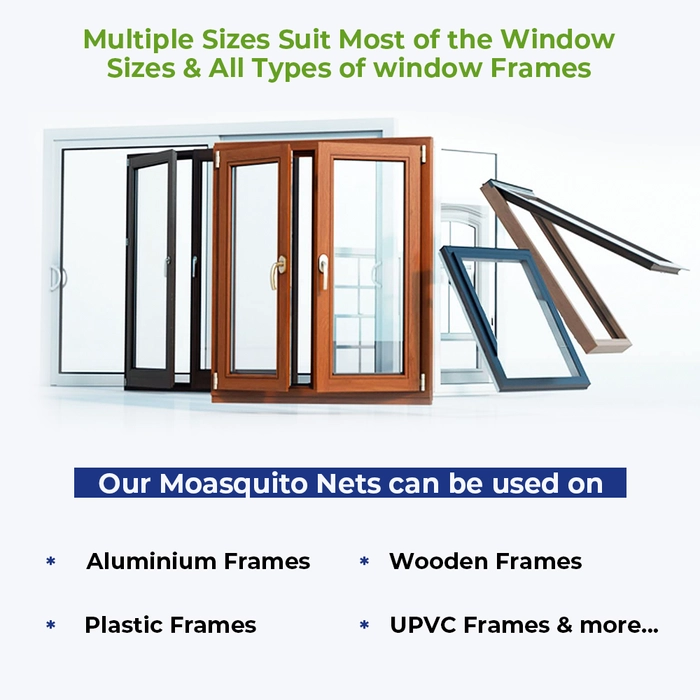 Classic Mosquito Net Window Mosquito Net 120 GSM Fiberglass - Cream