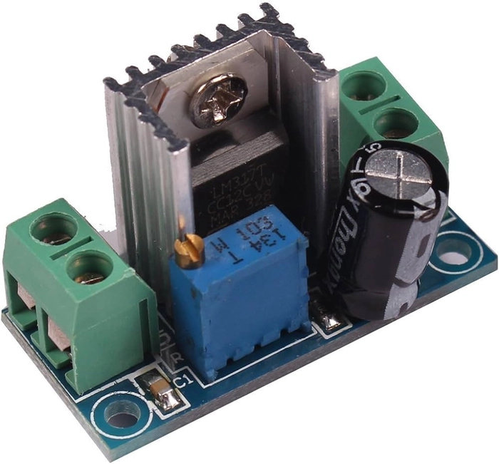 LM317 4.2-40V to 1.2-37V 1.5A DC-DC Step-Down Power Converter Module