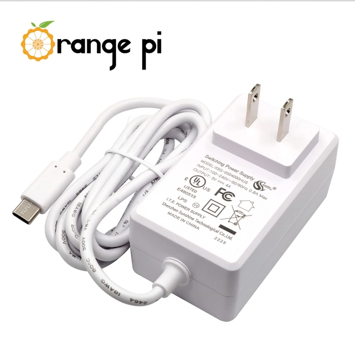 5V4A USB C Power Supply Adapter for Orange Pi Type-C Power Supply Charger