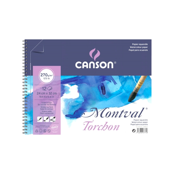 Canson A5 XL Spiral Watercolour Pad | 20 Sheets