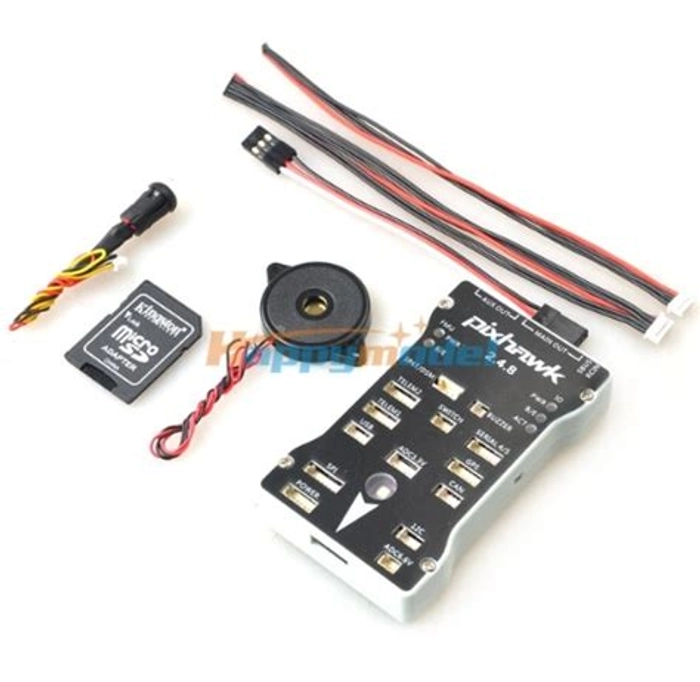 PIXHAWK PX4 2.4.7 Flight Controller with SHOCK ABSORBER + UBLOX NEO-M8N GPS + GPS FOLDING ANTENNA BASE SET + Pixhawk Power Module + 433MHZ Telemetry + PPM Encoder combo Kit