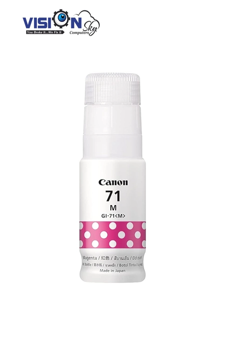 Canon PIXMA GI71M Magenta Ink bottlefor G1020,G2020,G3020,G2060,G3060, G1737,G2770,G3770,G4770, G1730,G2730,G3730