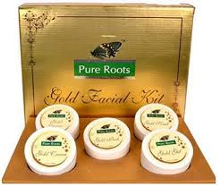 Pure roots Gold Facial Kit