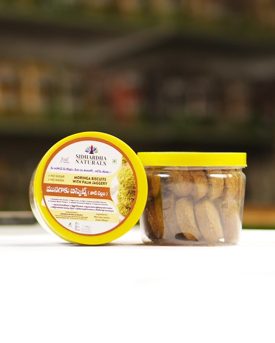 Moringa Biscuits with Palm Jaggery