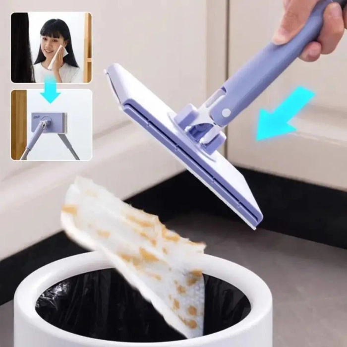 Hands-Free Mini Mop with 360° Rotation