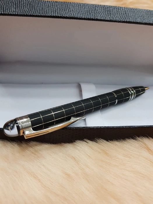 Premium Mb Pen Checks Design Ball Pen - Write with Style