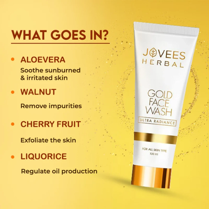 Jovees Ultra Radiance Gold Face Wash