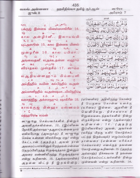 Tamil Quran 6Vol Set