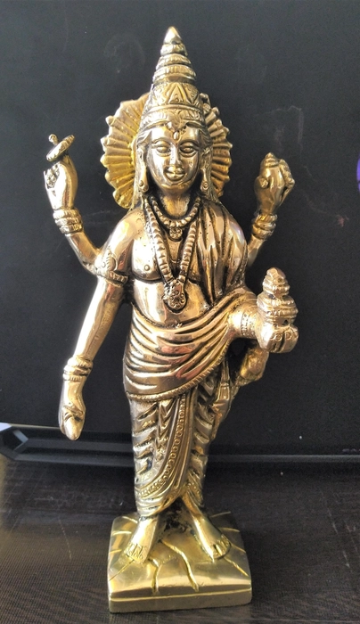 Brass Dhanvantari ji Statue Big Size