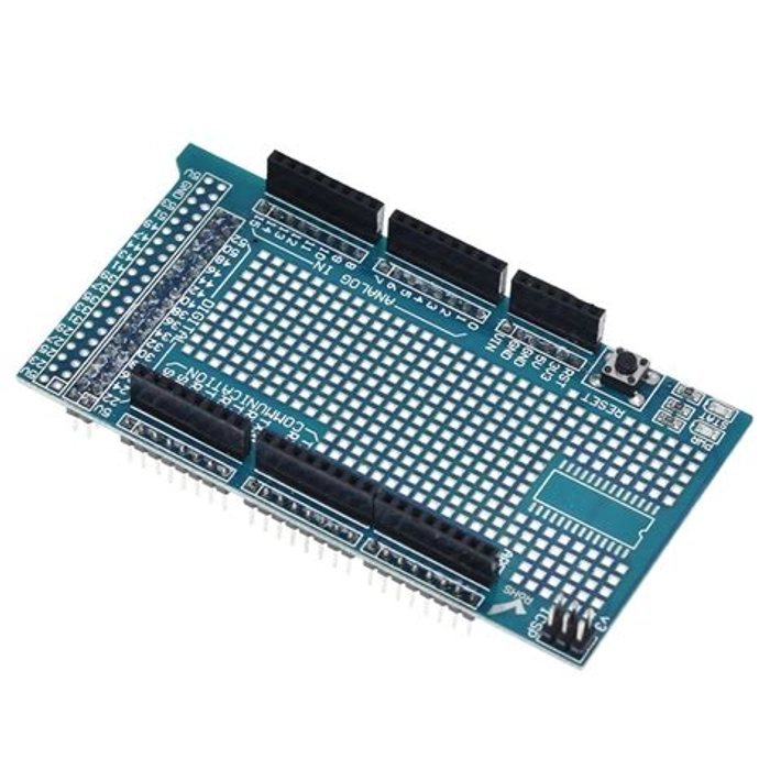 Prototype Shield V3.0 For Arduino Mega with Breadboard